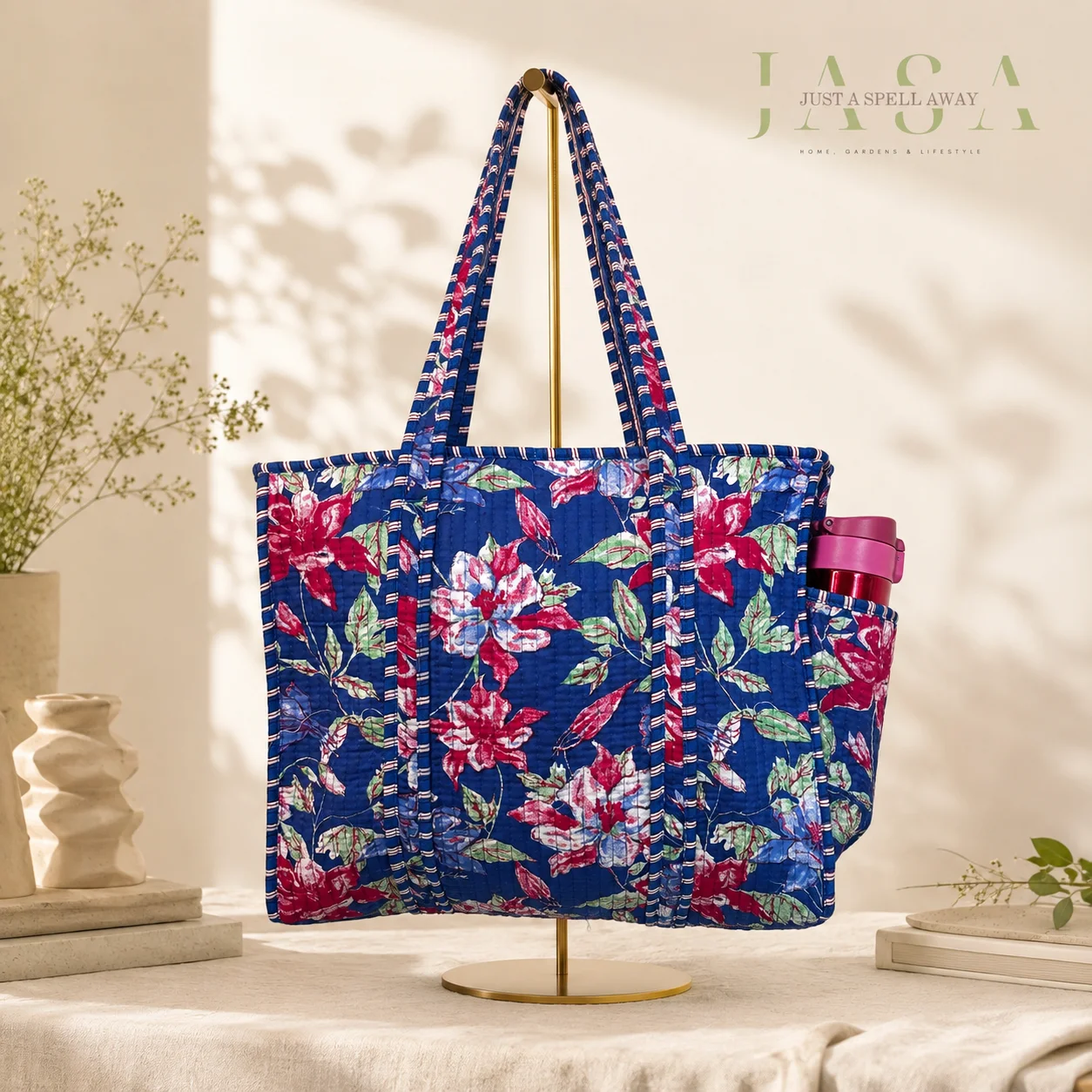 16 Inches Totes with Bottle Pouch