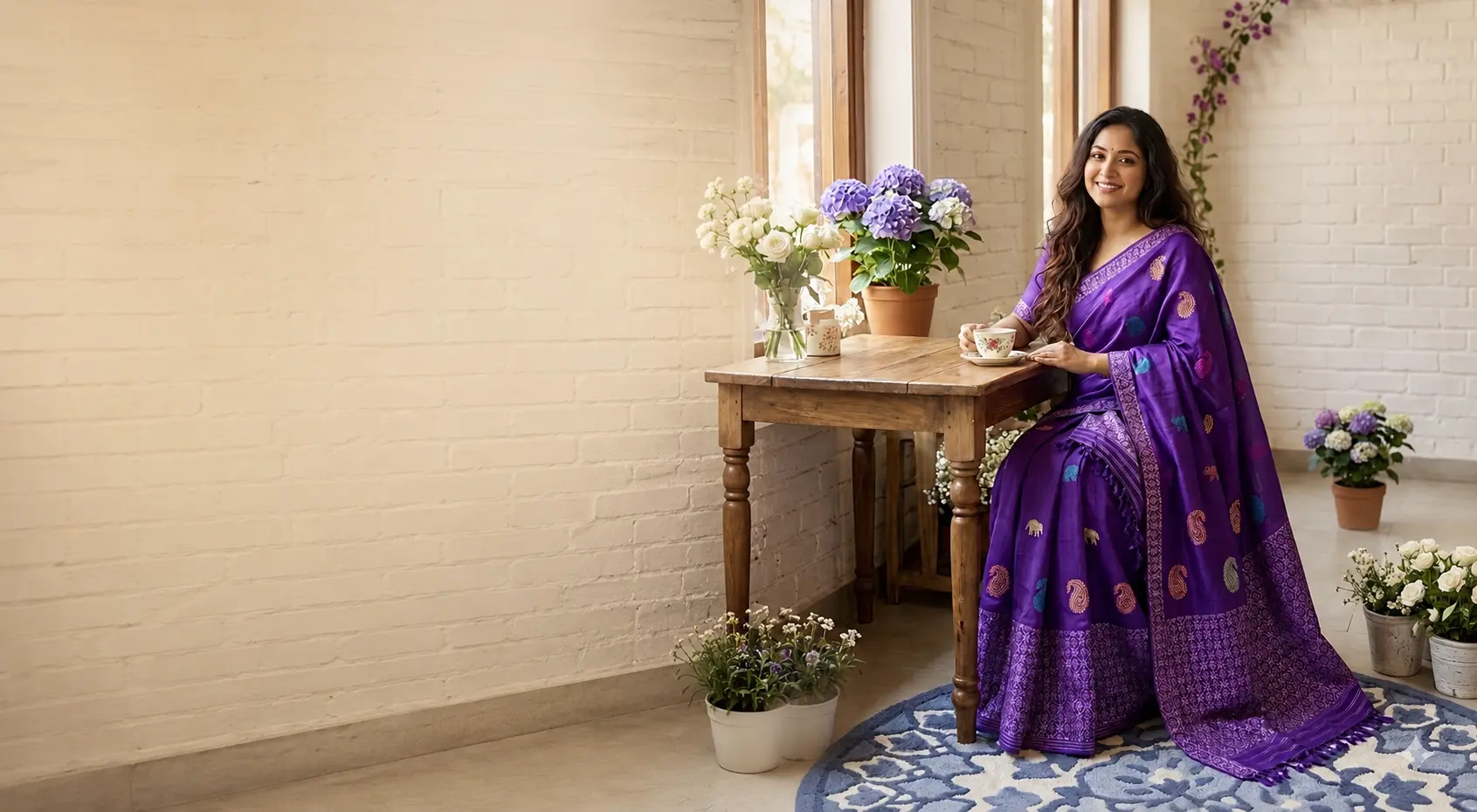 Handwoven Assamese MEKHELA SADOR