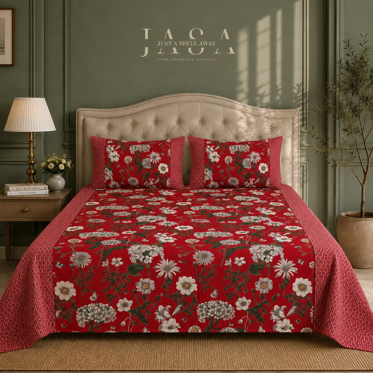 Flora King Bedsheet