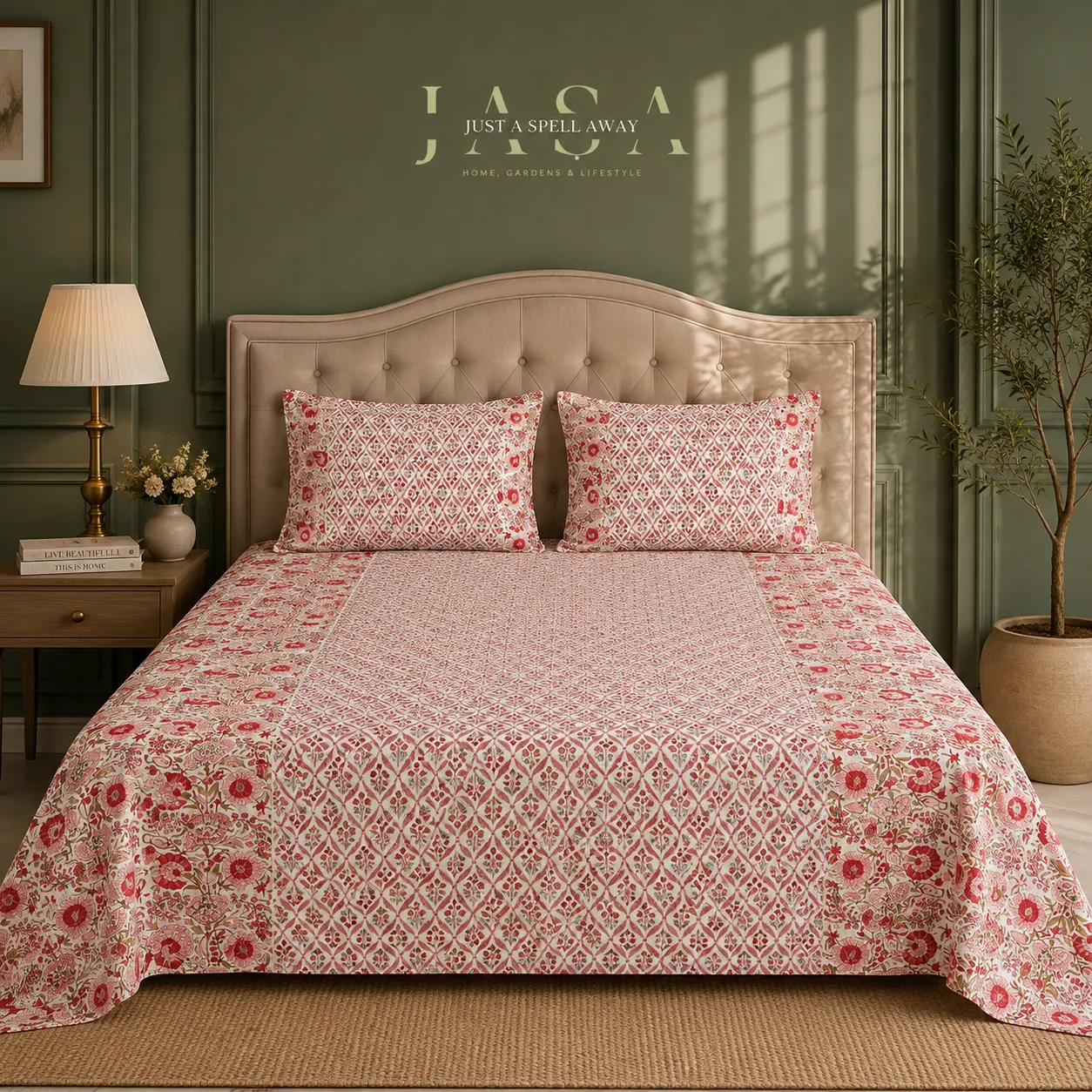 Phoolon ki Chadar Pink King Bedsheet
