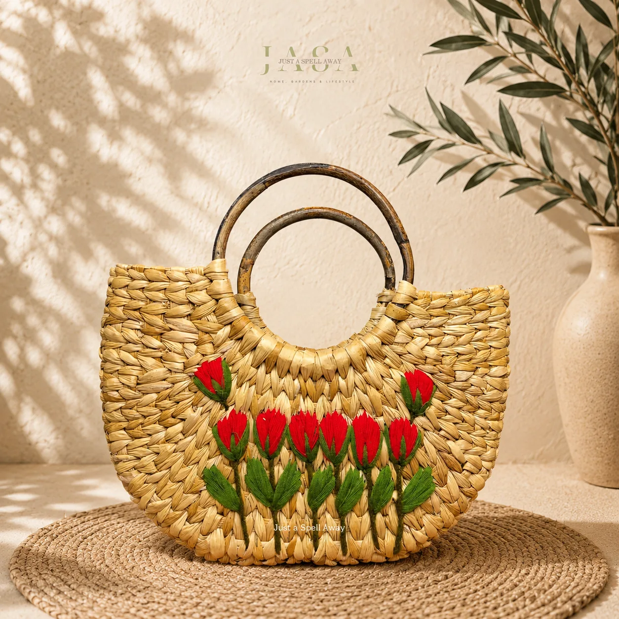 Red Tulips Mini Bag