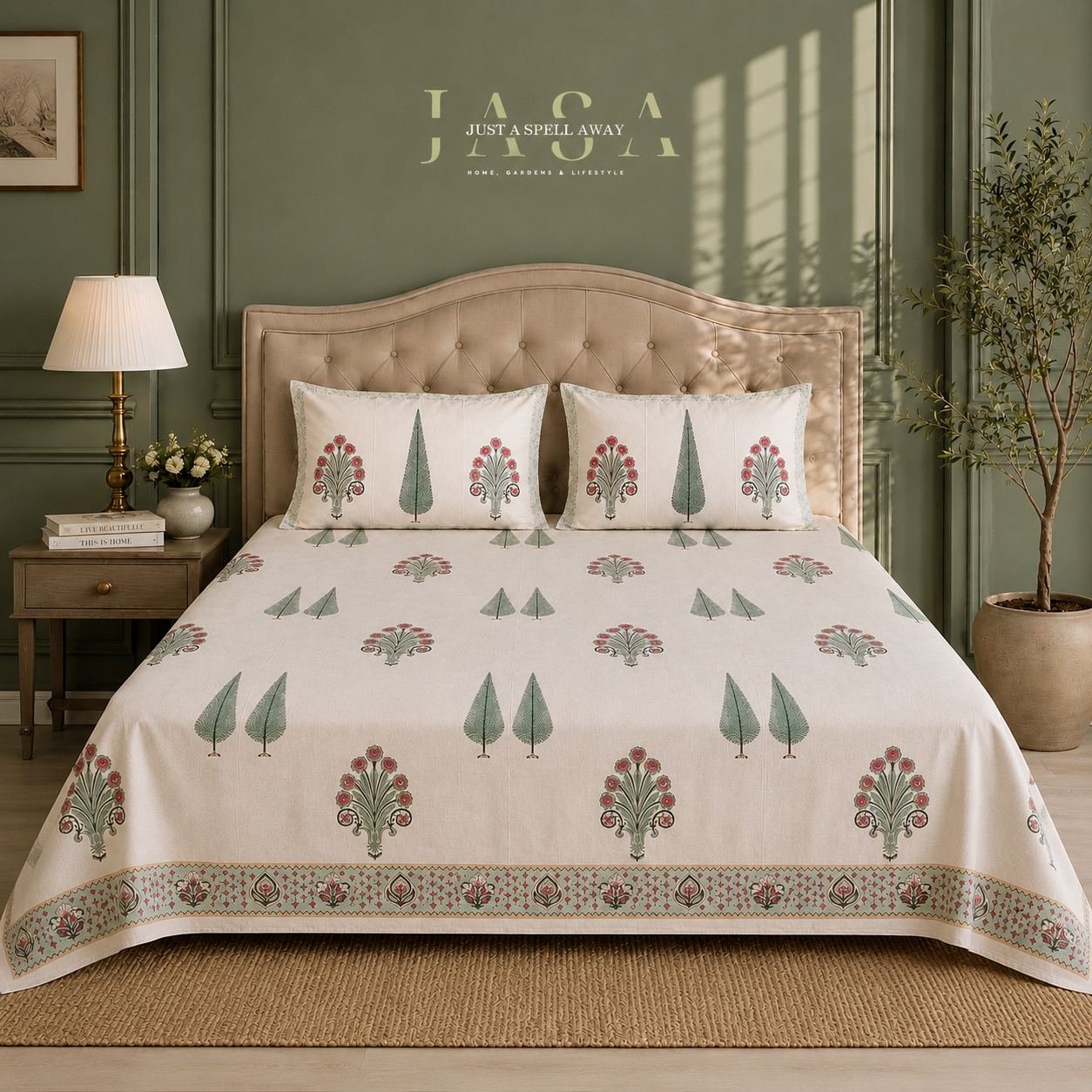 Bahar Queen Bedsheet